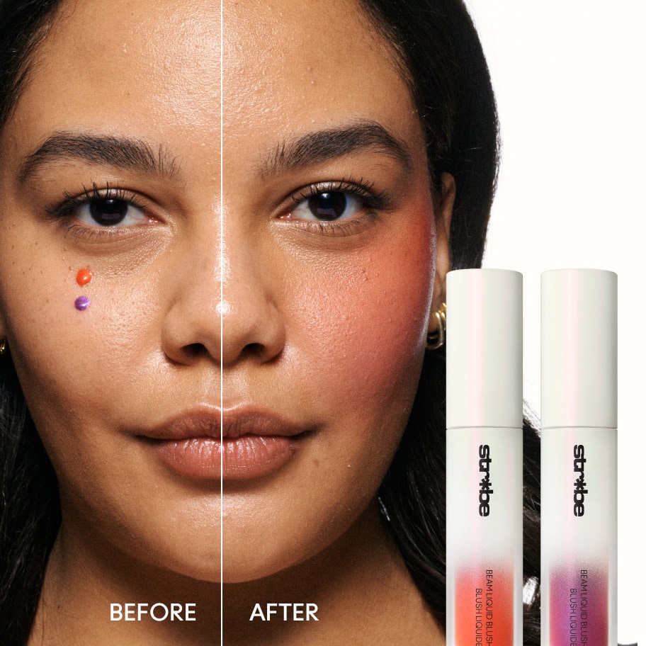 Strobe Liquid Blush in Apricot Jelly and Magic Aura shades