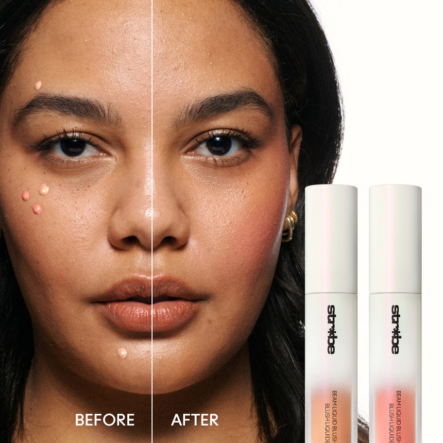 Strobe Liquid Blush in Starlite and Ice Gleam shades
