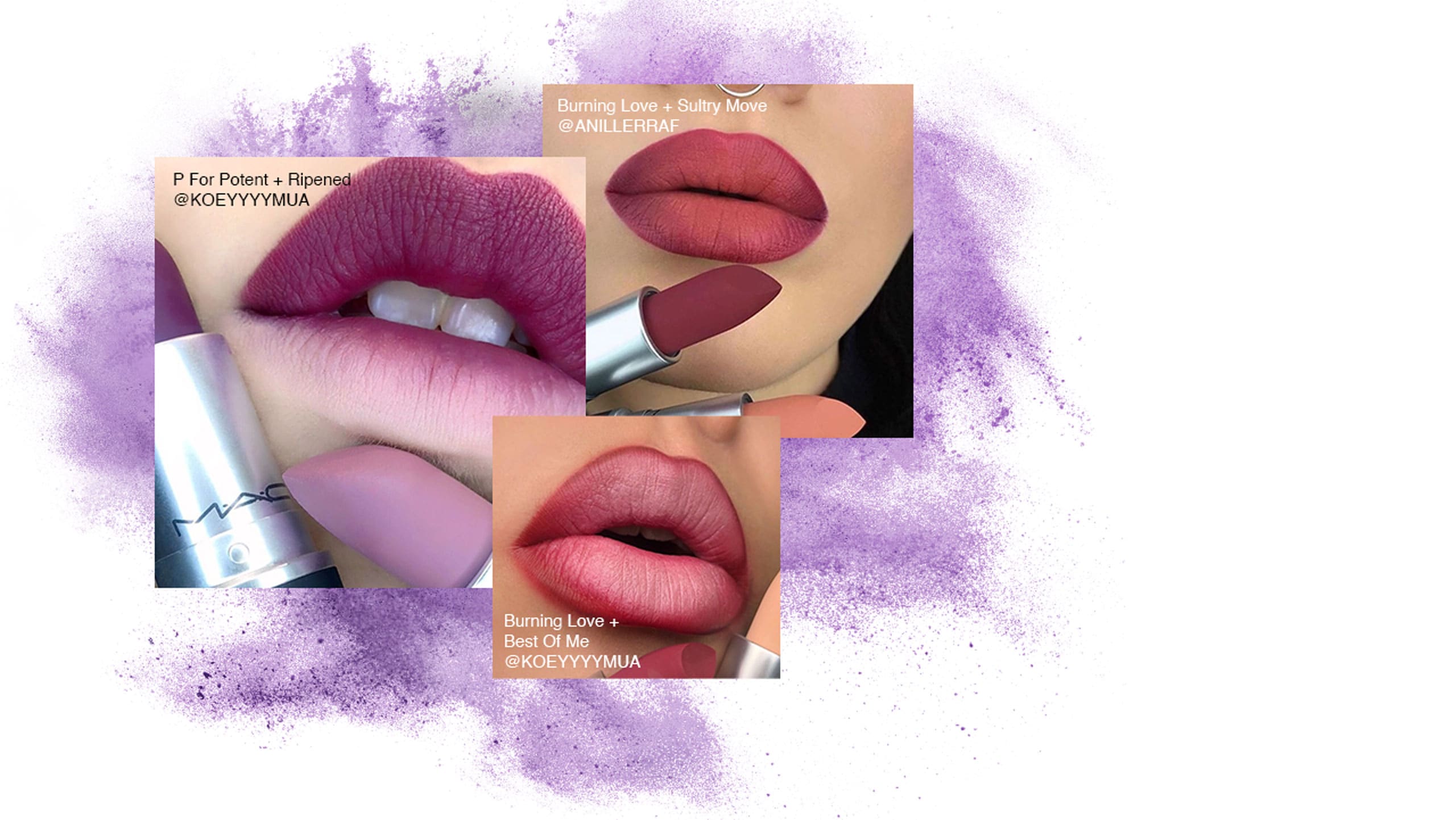 Powder Kiss Lipstick NonDrying Matte Lipstick MAC Cosmetics