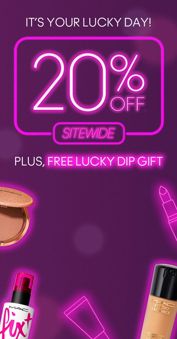20% OFF Sitewide plus FREE a free lucky dip
